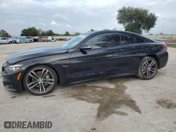 2019 BMW 4 Series 430i with VIN WBA4W3C52KAF91535, listed as a Copart auction lot 79342244 with 67,470 mi miles and Non repairable. Bid and sale history available at DreamBid. Image 1.