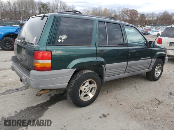 1998 Jeep Grand Cherokee Laredo with VIN 1J4GZ58S3WC152962, listed as a Copart auction lot 79333864 with 0 mi miles and Clean Title. Bid and sale history available at carsss.com. Image 3.