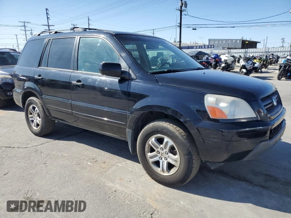 2005 Honda Pilot EX-L with VIN 5FNYF18585B022750, listed as a Copart auction lot 49798475 with 101,186 mi miles and Clean Title. Bid and sale history available at carsss.com. Image 4.