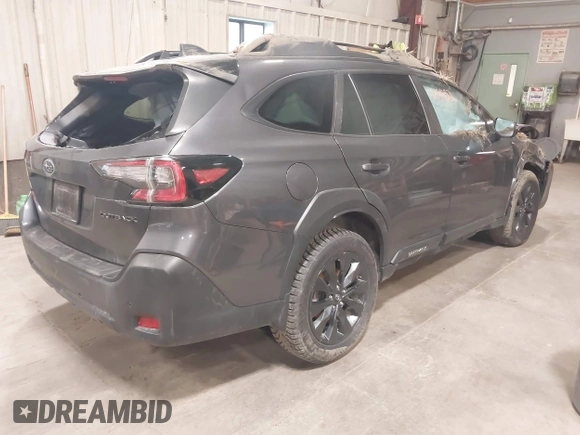 2025 Subaru Outback Onyx with VIN 4S4BTALC2S3132766, listed as a IAAI auction lot 42084852 with 8,498 mi miles and . Bid and sale history available at DreamBid. Image 4.