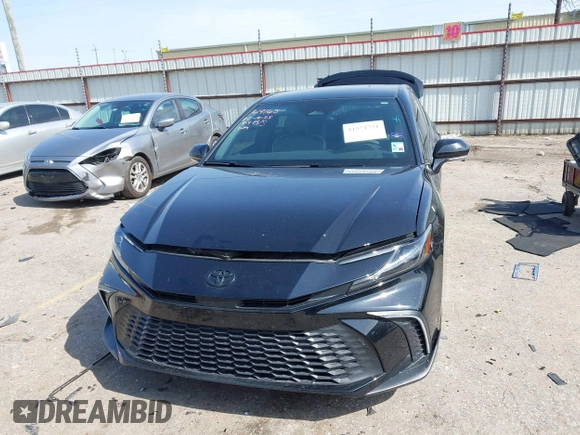 2025 Toyota Camry LE with VIN 4T1DAACK6SU029608, listed as a IAAI auction lot 41571751 with 9,030 mi miles and . Bid and sale history available at DreamBid. Image 12.