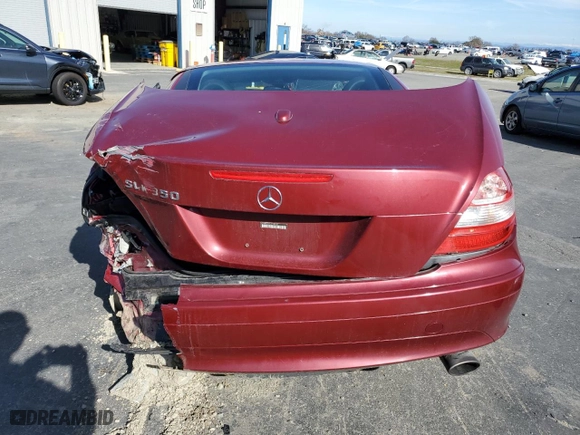 2007 Mercedes-Benz SLK-Class 3.5L with VIN WDBWK56F47F138157, listed as a Copart auction lot 44278645 with 84,704 mi miles and Salvage Title. Bid and sale history available at carsss.com. Image 6.