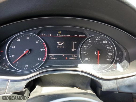 2012 Audi A7 3.0 Premium Plus with VIN WAUYGAFC4CN173773, listed as a Copart auction lot 54496733 with 139,162 mi miles and Salvage Title. Bid and sale history available at carsss.com. Image 9.