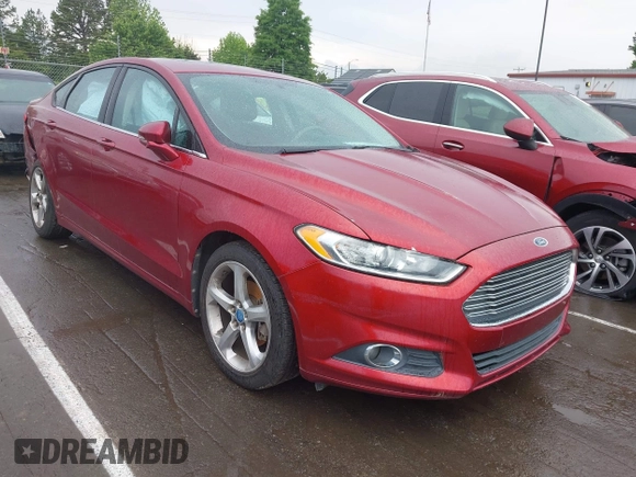2013 Ford Fusion SE with VIN 3FA6P0HR7DR110516, listed as a IAAI auction lot 42127684 with 123,996 mi miles. Bid and sale history available at carsss.com. Image 1.
