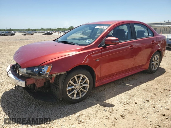 2016 Mitsubishi Lancer ES with VIN JA32U2FU6GU010987, listed as a Copart auction lot 54056945 with 97,439 mi miles and Salvage Title. Bid and sale history available at carsss.com. Image 1.