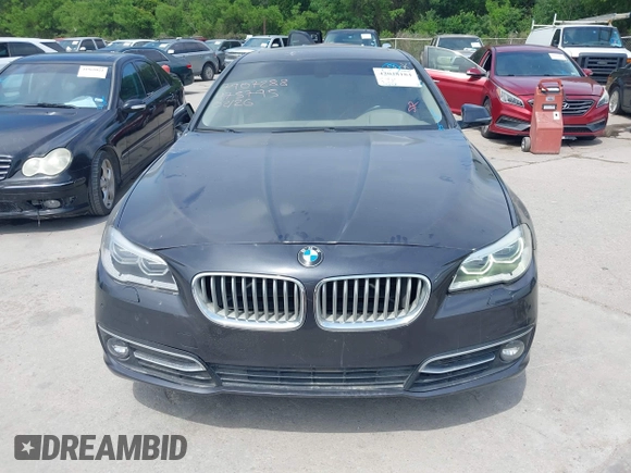 2014 BMW 5 Series 535i with VIN WBA5B1C51ED475795, listed as a IAAI auction lot 42028184 with 119,692 mi miles. Bid and sale history available at carsss.com. Image 6.
