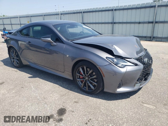 2019 Lexus RC 300 with VIN JTHHA5BC4K5009311, listed as a Copart auction lot 70830324 with 39,880 mi miles and Salvage title. Bid and sale history available at DreamBid. Image 4.
