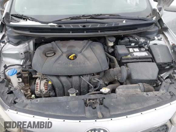 2015 Kia Forte LX with VIN KNAFK4A69F5388109, listed as a IAAI auction lot 41613274 with 97,214 mi miles. Bid and sale history available at carsss.com. Image 10.