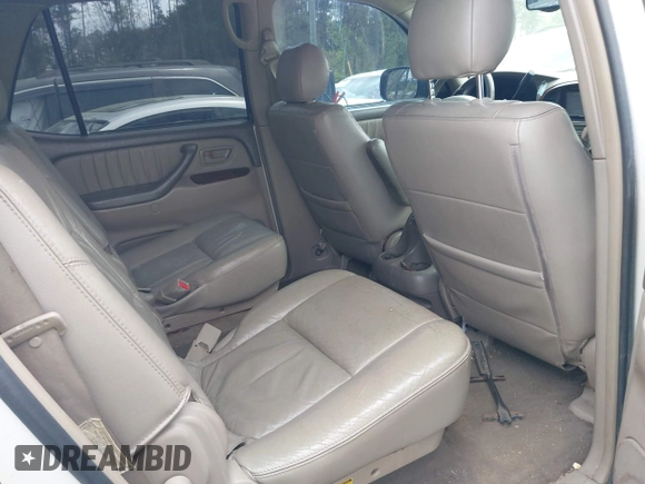 2006 Toyota Sequoia Limited with VIN 5TDZT38A46S269380, listed as a IAAI auction lot 41941588 with 285,464 mi miles and . Bid and sale history available at DreamBid. Image 8.