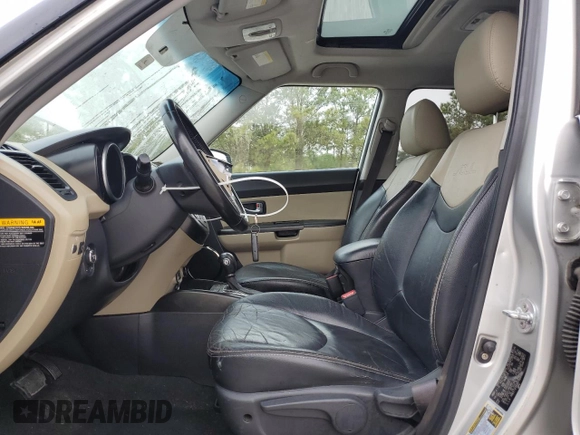 2013 Kia Soul + with VIN KNDJT2A65D7520086, listed as a Copart auction lot 50708535 with 123,611 mi miles and Salvage Title. Bid and sale history available at DreamBid. Image 7.
