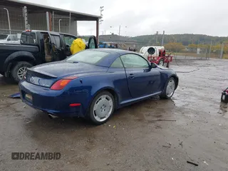 2002 Lexus SC 430 with VIN JTHFN48Y920019368, listed as a IAAI auction lot 37737625 with 155,987 mi miles and . Bid and sale history available at DreamBid. Image 4.