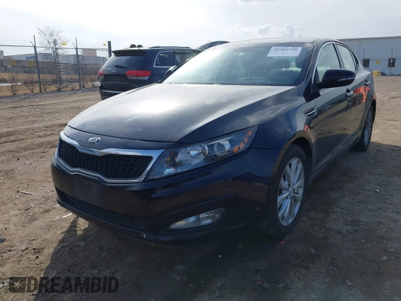 2013 Kia Optima LX with VIN 5XXGM4A77DG146177, listed as a IAAI auction lot 41769708 with 133,604 mi miles. Bid and sale history available at carsss.com. Image 2.