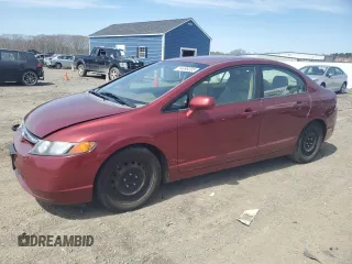 2008 Honda Civic LX with VIN 1HGFA16558L018019, listed as a Copart auction lot 54498205 with 219,956 mi miles and Clean Title. Bid and sale history available at DreamBid. Image 1.
