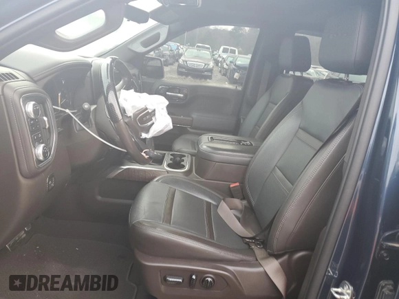 2020 GMC Sierra 1500 Denali with VIN 1GTU9FEL7LZ367359, listed as a Copart auction lot 48793545 with 53,607 mi miles and Salvage Title. Bid and sale history available at DreamBid. Image 7.
