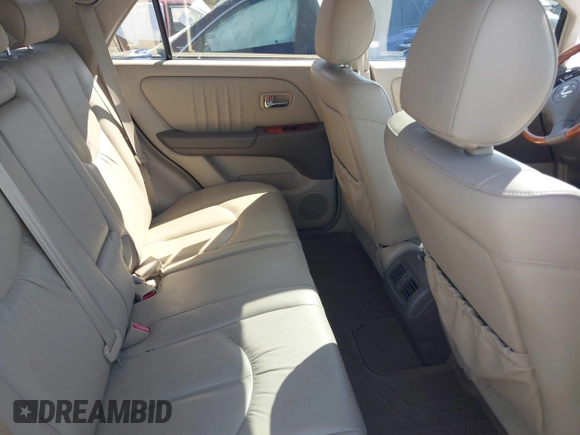 2003 Lexus RX 300 with VIN JTJHF10U830309744, listed as a IAAI auction lot 42098701 with 90,068 mi miles. Bid and sale history available at carsss.com. Image 8.