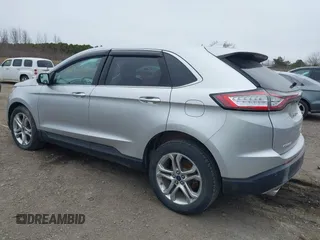 2018 Ford Edge Titanium with VIN 2FMPK4K87JBB55711, listed as a IAAI auction lot 41877010 with 123,391 mi miles. Bid and sale history available at carsss.com. Image 3.