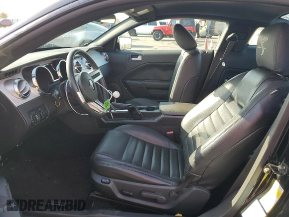 2007 Ford Mustang GT Deluxe with VIN 1ZVHT82H375361082, listed as a Copart auction lot 51257825 with 14,262 mi miles and Salvage Title. Bid and sale history available at carsss.com. Image 7.