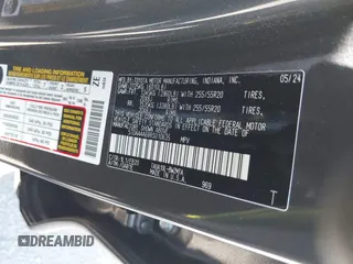 2024 Lexus TX 350 with VIN 5TDAAAA68RS010635, listed as a IAAI auction lot 42386921 with 17,690 mi miles and . Bid and sale history available at DreamBid. Image 9.