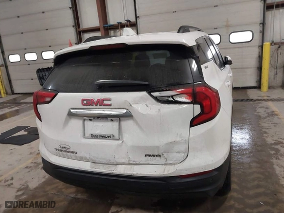 2020 GMC Terrain SLE with VIN 3GKALTEV2LL343745, listed as a IAAI auction lot 41500328 with 53,106 mi miles. Bid and sale history available at carsss.com. Image 16.