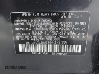 2014 Subaru Forester 2.5i with VIN JF2SJAAC6EG431009, listed as a IAAI auction lot 41997788 with 137,673 mi miles. Bid and sale history available at carsss.com. Image 9.