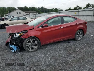 2015 Hyundai Elantra SE with VIN 5NPDH4AE9FH559375, listed as a Copart auction lot 64232635 with 85,635 mi miles and Salvage title. Bid and sale history available at DreamBid. Image 1.