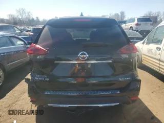 2019 Nissan Rogue SV with VIN 5N1AT2MV9KC816800, listed as a Copart auction lot 49165225 with 107,665 mi miles and Salvage Title. Bid and sale history available at carsss.com. Image 6.