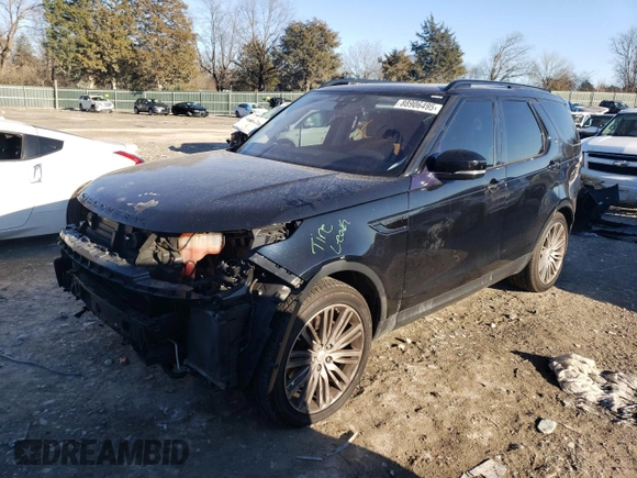 2017 Land Rover Discovery First Edition with VIN SALRTBBV8HA020787, listed as a Copart auction lot 88906495 with 100,318 mi miles and Salvage Title. Bid and sale history available at carsss.com. Image 1.