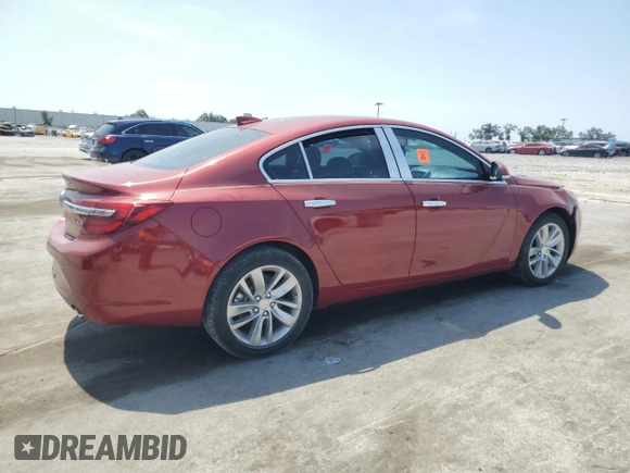 2015 Buick Regal with VIN 2G4GK5EX5F9134296, listed as a Copart auction lot 58012385 with 121,973 mi miles and Salvage title. Bid and sale history available at DreamBid. Image 3.