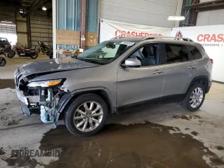 2016 Jeep Cherokee Limited with VIN 1C4PJLDBXGW138211, listed as a Copart auction lot 59805005 with 117,887 mi miles and Salvage title. Bid and sale history available at DreamBid. Image 1.