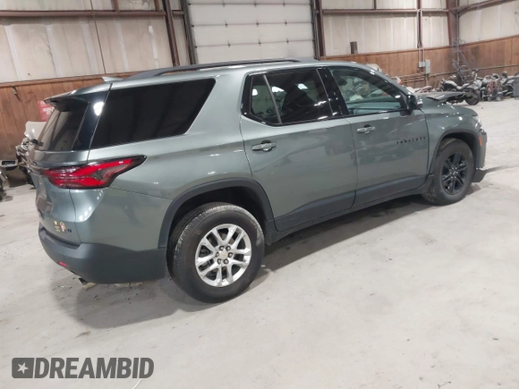 2022 Chevrolet Traverse LT Leather with VIN 1GNEVHKW8NJ188136, listed as a IAAI auction lot 42001620 with 29,657 mi miles. Bid and sale history available at carsss.com. Image 4.