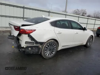 2018 Kia Cadenza Premium with VIN KNALB4J12J5127601, listed as a Copart auction lot 83366194 with 34,105 mi miles and Salvage Title. Bid and sale history available at carsss.com. Image 3.
