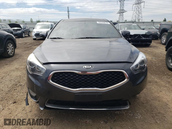 2015 Kia Cadenza Premium z VIN KNALN4D78F5193634, wystawiony jako Copart lot #58529615 z przebiegiem 104 657 mil mil oraz Czysty tytuł • Clean title. Historia ofert i sprzedaży dostępna na DreamBid. Obrazek 5.