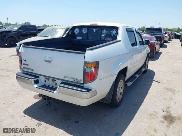 2008 Honda Ridgeline RTL with VIN 2HJYK16568H529221, listed as a IAAI auction lot 42027640 with 143,536 mi miles. Bid and sale history available at carsss.com. Image 4.