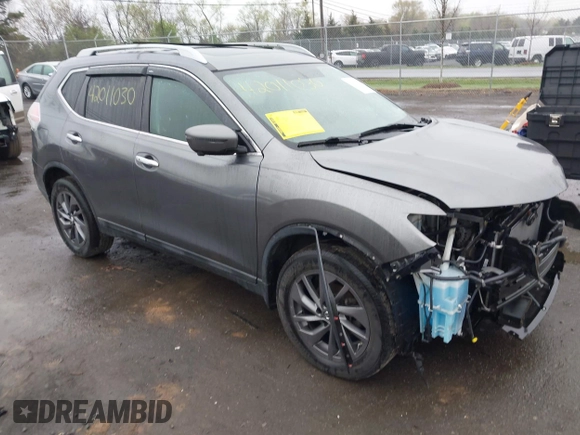 2016 Nissan Rogue SL with VIN 5N1AT2MV9GC769999, listed as a IAAI auction lot 42011030 with 89,193 mi miles and . Bid and sale history available at DreamBid. Image 1.