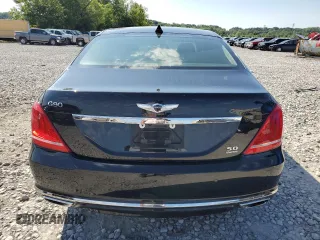 2017 Genesis G90 5.0L Ultimate with VIN KMHG54JH0HU024827, listed as a Copart auction lot 63291304 with 102,529 mi miles and Salvage Title. Bid and sale history available at carsss.com. Image 6.