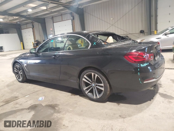 2020 BMW 4 Series 430i xDrive with VIN WBA4Z3C05L5N80743, listed as a Copart auction lot 57790385 with 12,498 mi miles and Salvage title. Bid and sale history available at DreamBid. Image 2.
