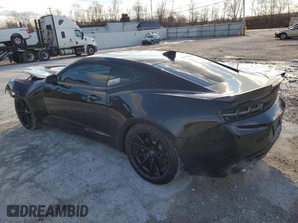 2017 Chevrolet Camaro 2SS with VIN 1G1FH1R74H0122406, listed as a Copart auction lot 87219574 with 104,464 mi miles and Salvage title. Bid and sale history available at DreamBid. Image 2.