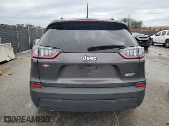 2021 Jeep Cherokee Latitude Plus with VIN 1C4PJLLB1MD155133, listed as a Copart auction lot 87655755 with 31,221 mi miles and Salvage title. Bid and sale history available at DreamBid. Image 6.