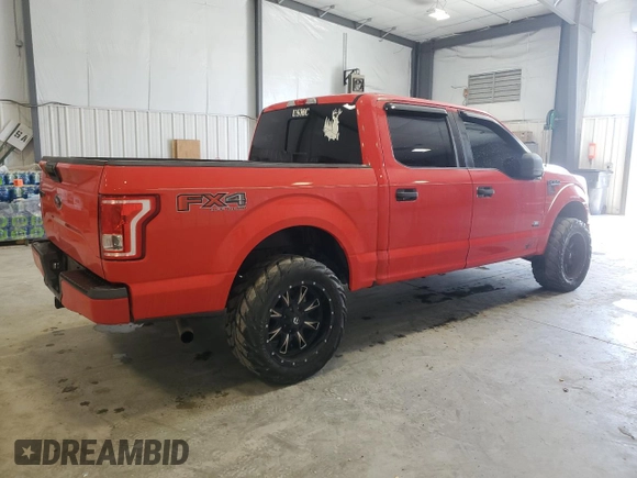 2017 Ford F-150 XL with VIN 1FTEW1EG0HKC27236, listed as a Copart auction lot 48115005 with 144,666 mi miles and Clean Title. Bid and sale history available at DreamBid. Image 3.