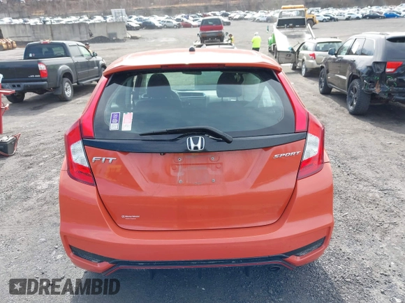 2018 Honda Fit Sport with VIN 3HGGK5G69JM725094, listed as a IAAI auction lot 41833358 with 80,293 mi miles and . Bid and sale history available at DreamBid. Image 16.