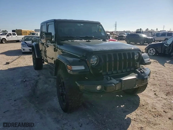 2022 Jeep Gladiator Overland with VIN 1C6HJTFG2NL129862, listed as a Copart auction lot 86254394 with 98,151 mi miles and Salvage Title. Bid and sale history available at carsss.com. Image 19.
