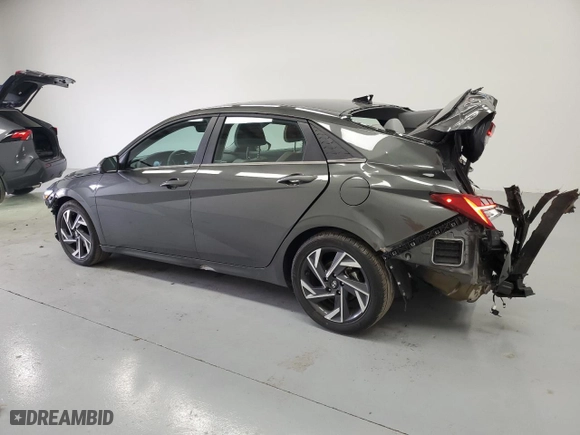 2024 Hyundai Elantra Limited with VIN KMHLP4DG6RU740712, listed as a Copart auction lot 49421945 with 22,553 mi miles and Non Repairable. Bid and sale history available at carsss.com. Image 2.