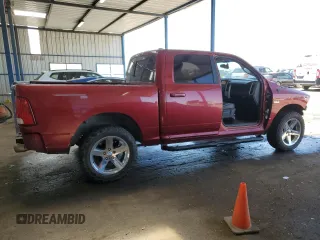 2012 Ram 1500 Sport with VIN 1C6RD7MT0CS254137, listed as a Copart auction lot 51603635 with 0 mi miles and Clean Title. Bid and sale history available at carsss.com. Image 3.