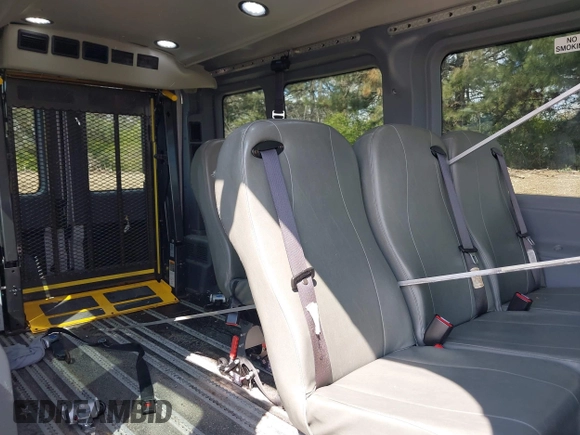 2021 Ford Transit Cargo with VIN 1FTBR1C85MKA66513, listed as a IAAI auction lot 42016528 with 18,174 mi miles and . Bid and sale history available at DreamBid. Image 8.
