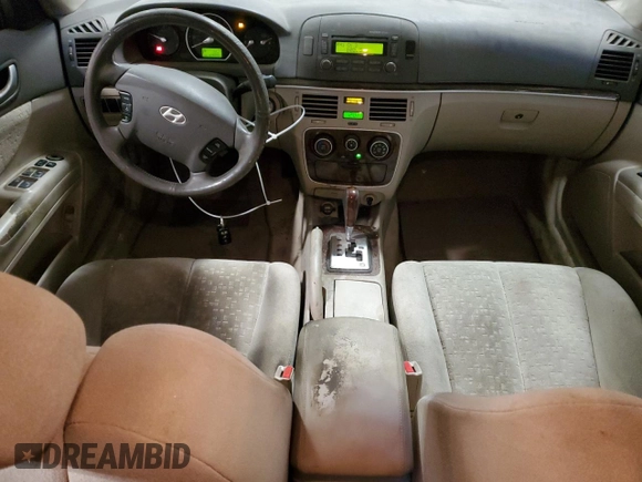 2006 Hyundai Sonata GLS with VIN 5NPEU46F76H090837, listed as a Copart auction lot 44444215 with 109,886 mi miles and Non Repairable. Bid and sale history available at DreamBid. Image 8.