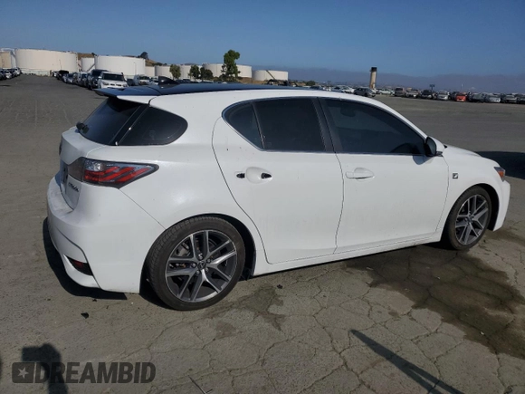 2015 Lexus CT 200h with VIN JTHKD5BH7F2213553, listed as a Copart auction lot 59564645 with 140,475 mi miles and Salvage title. Bid and sale history available at DreamBid. Image 3.