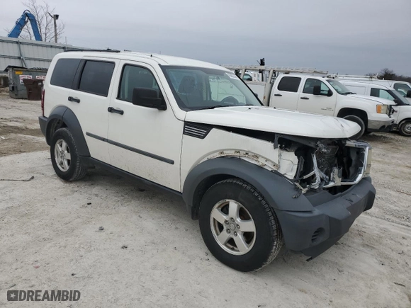 2007 Dodge Nitro SXT with VIN 1D8GU28K87W570678, listed as a Copart auction lot 42902245 with 122,933 mi miles and Salvage Title. Bid and sale history available at carsss.com. Image 4.