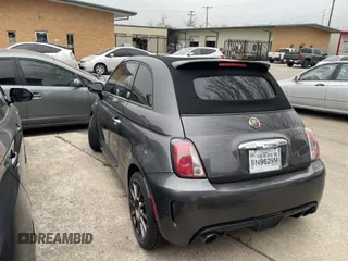 2014 FIAT 500 Abarth with VIN 3C3CFFJH8ET190132, listed as a IAAI auction lot 41574469 with 105,809 mi miles. Bid and sale history available at carsss.com. Image 3.