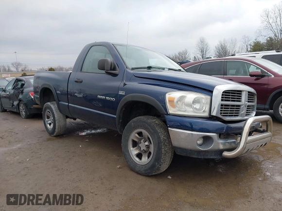 2006 Dodge 1500 SLT with VIN 1D7HU16206J155131, listed as a IAAI auction lot 41548125 with 213,690 mi miles and . Bid and sale history available at DreamBid. Image 1.