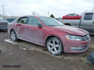 2015 Volkswagen Passat 1.8T Limited Edition with VIN 1VWAS7A36FC119496, listed as a IAAI auction lot 41633687 with 67,430 mi miles. Bid and sale history available at carsss.com. Image 1.
